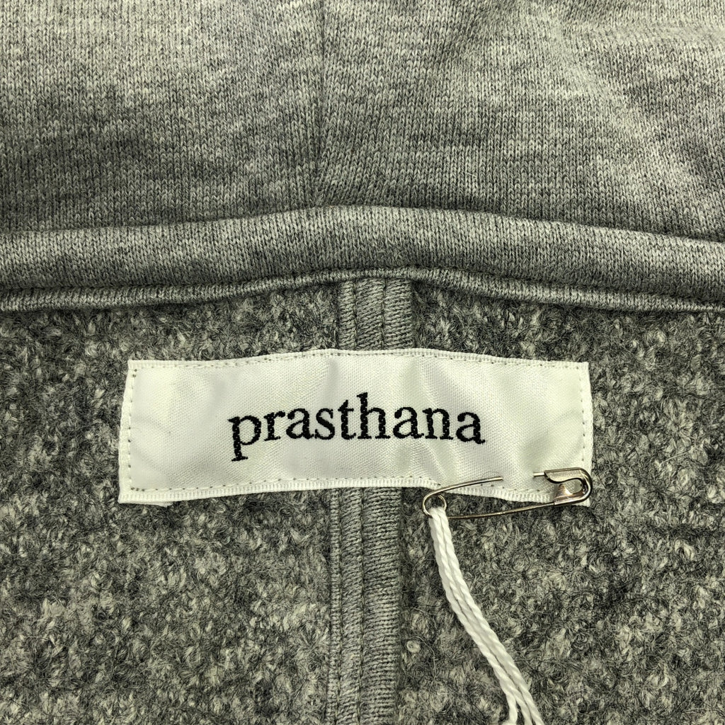 [新] prasthana / Prasthana |巨魔拉鍊連帽衫 | S |灰色 |男士