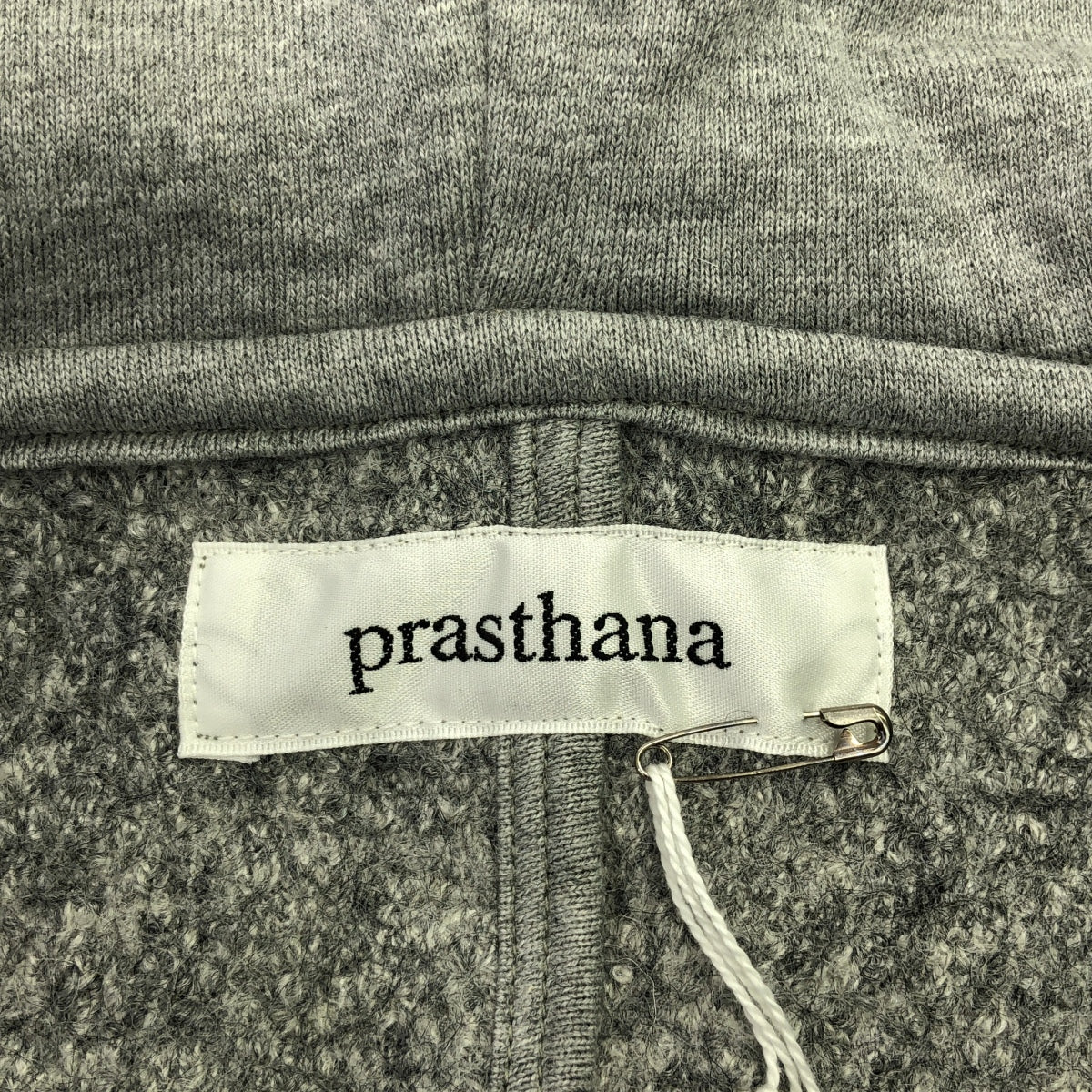 【신품】 prasthana / 프라스타나 | troll zip 지퍼 파커 | S | 그레이 | 남성