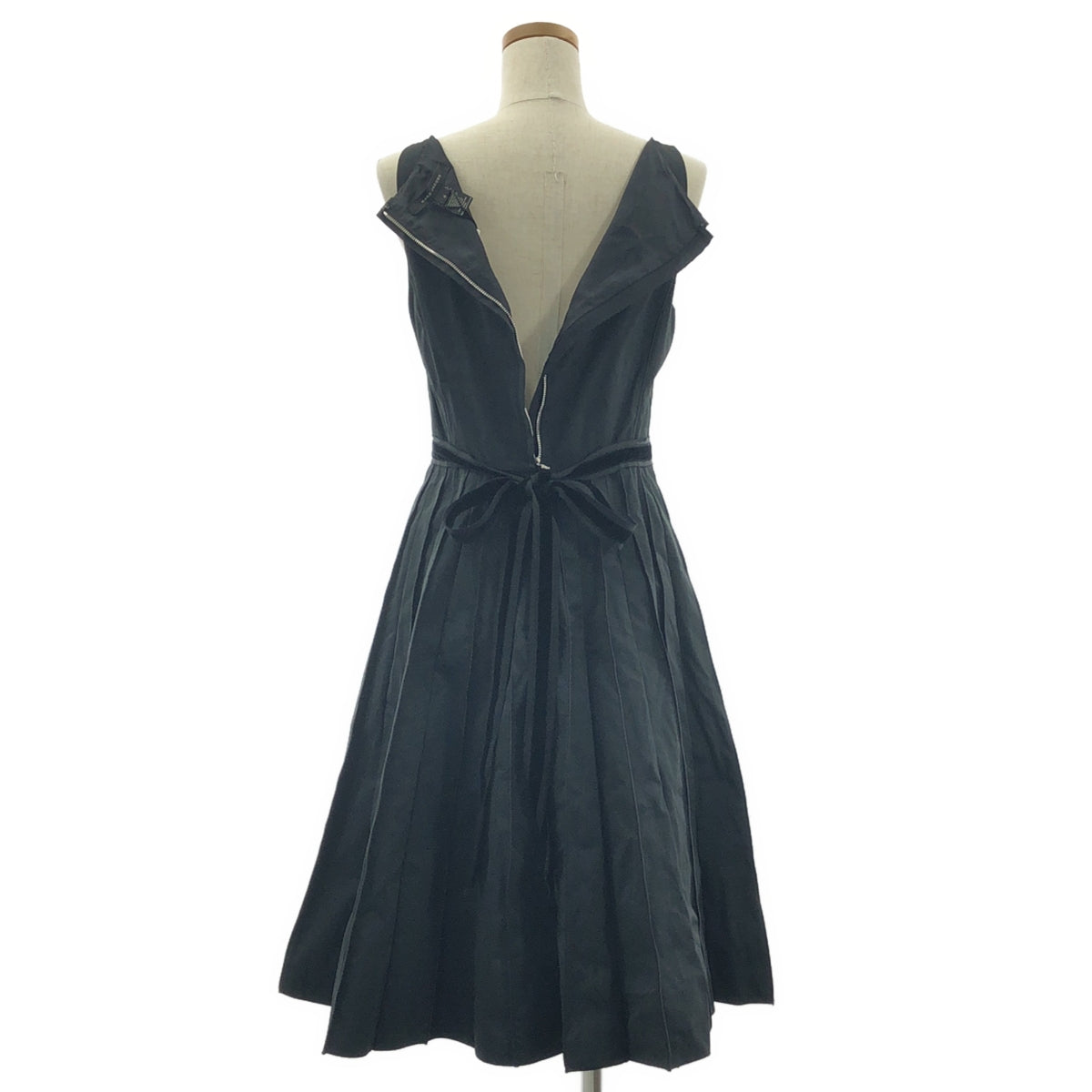 [新品] MARC JACOBS | 蝴蝶結拼接百褶洋裝 | 0碼 | 黑色 | 女款