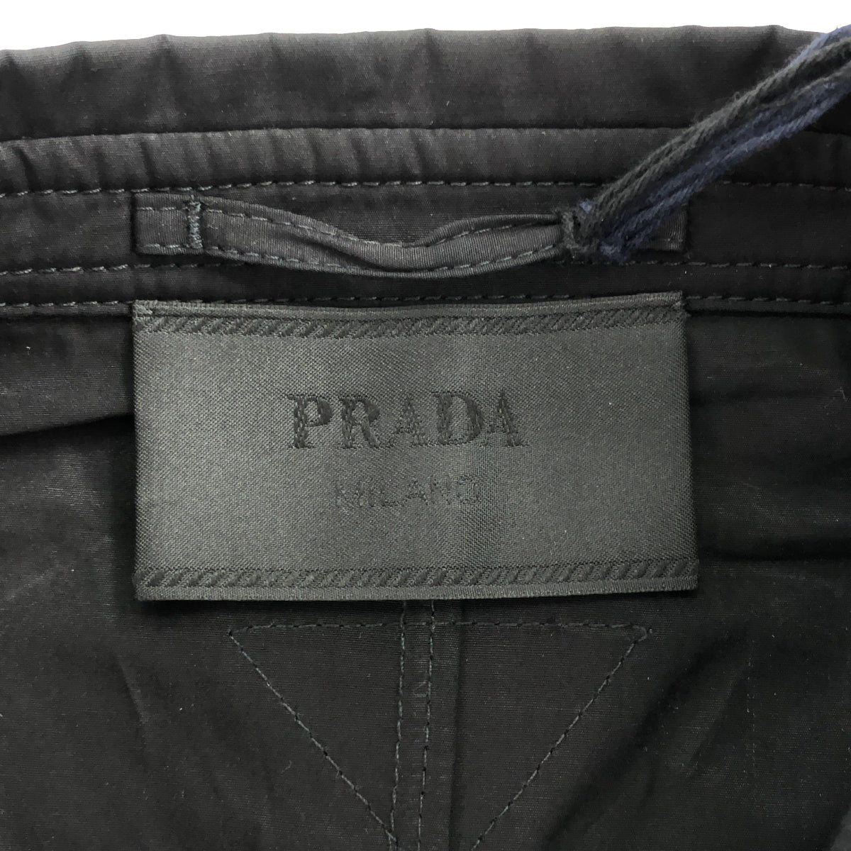 【신품】 PRADA / 프라다 | 2024SS | Utility Single-breasted jacket / UGI267 유틸리티 멀티 포켓 재킷 | 48 | 블랙 | 남성