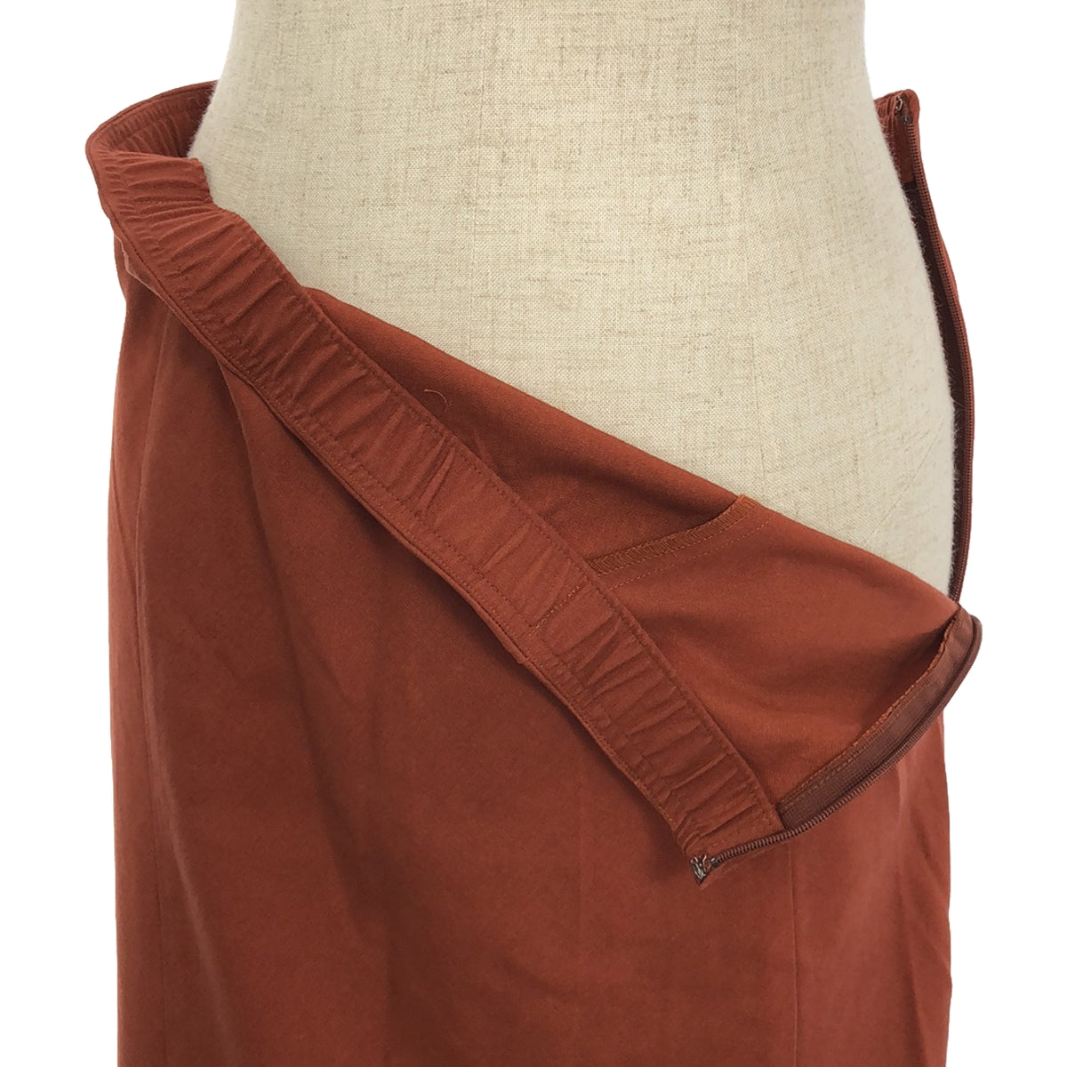 L'Appartement / Appartement | 2024SS | Lyocell Linen Maxi Skirt | 36 | Bordeaux | Women's