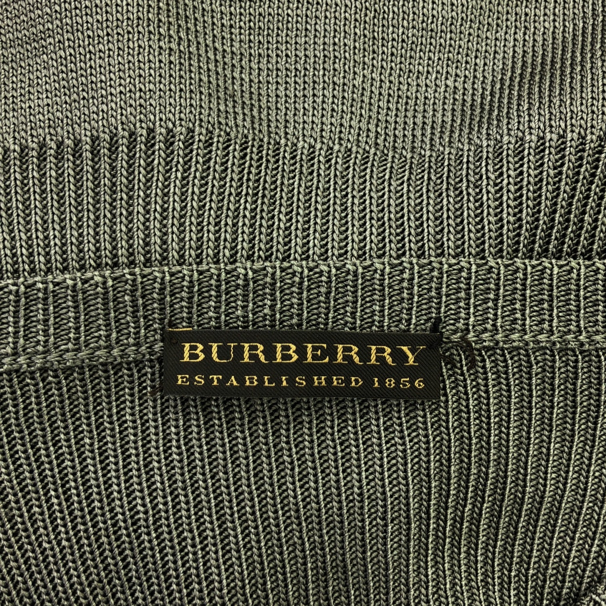 Burberry / 버버리 | V 넥 실크 니트 | STEEL GREY | 남성