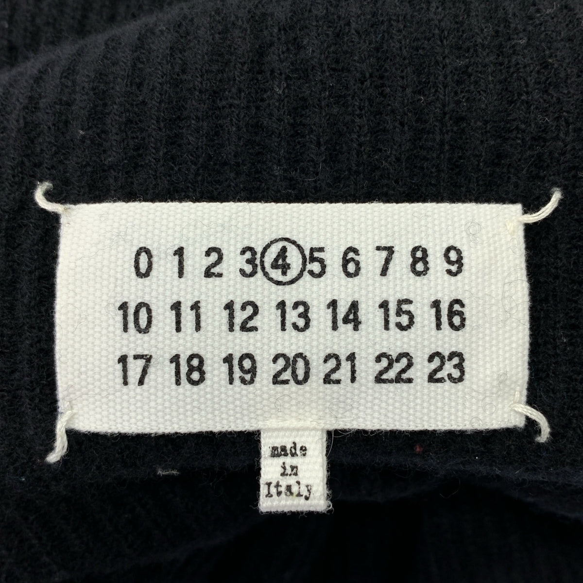 Maison Margiela / メゾンマルジェラ | 2018AW | ウール レザーエルボーパッチ タートルネック ロングニット セーター | M | レディース