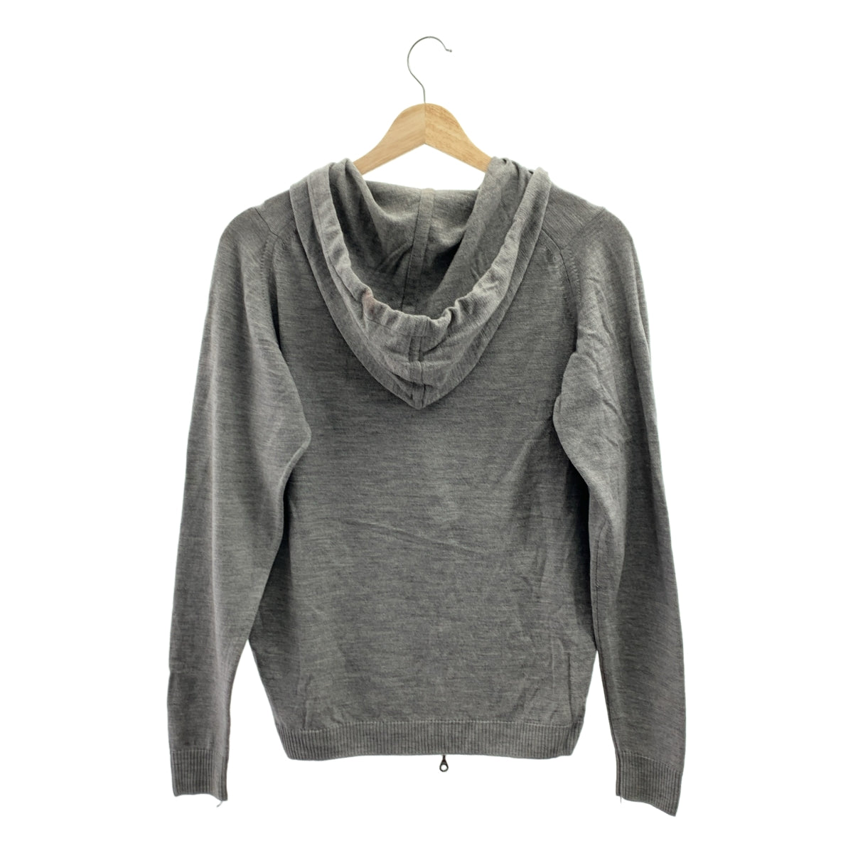 JOHN SMEDLEY | 男士美利奴羊毛拉鍊高針針織連帽衫 | M碼