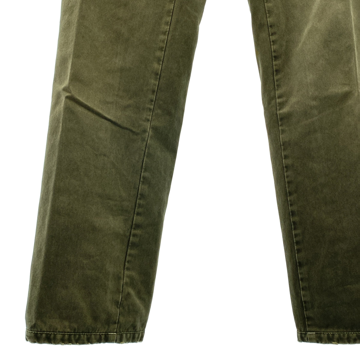 INCOTEX | 1RT633 復古直筒斜紋布褲 | 尺寸 29 | 卡其色 | 男款