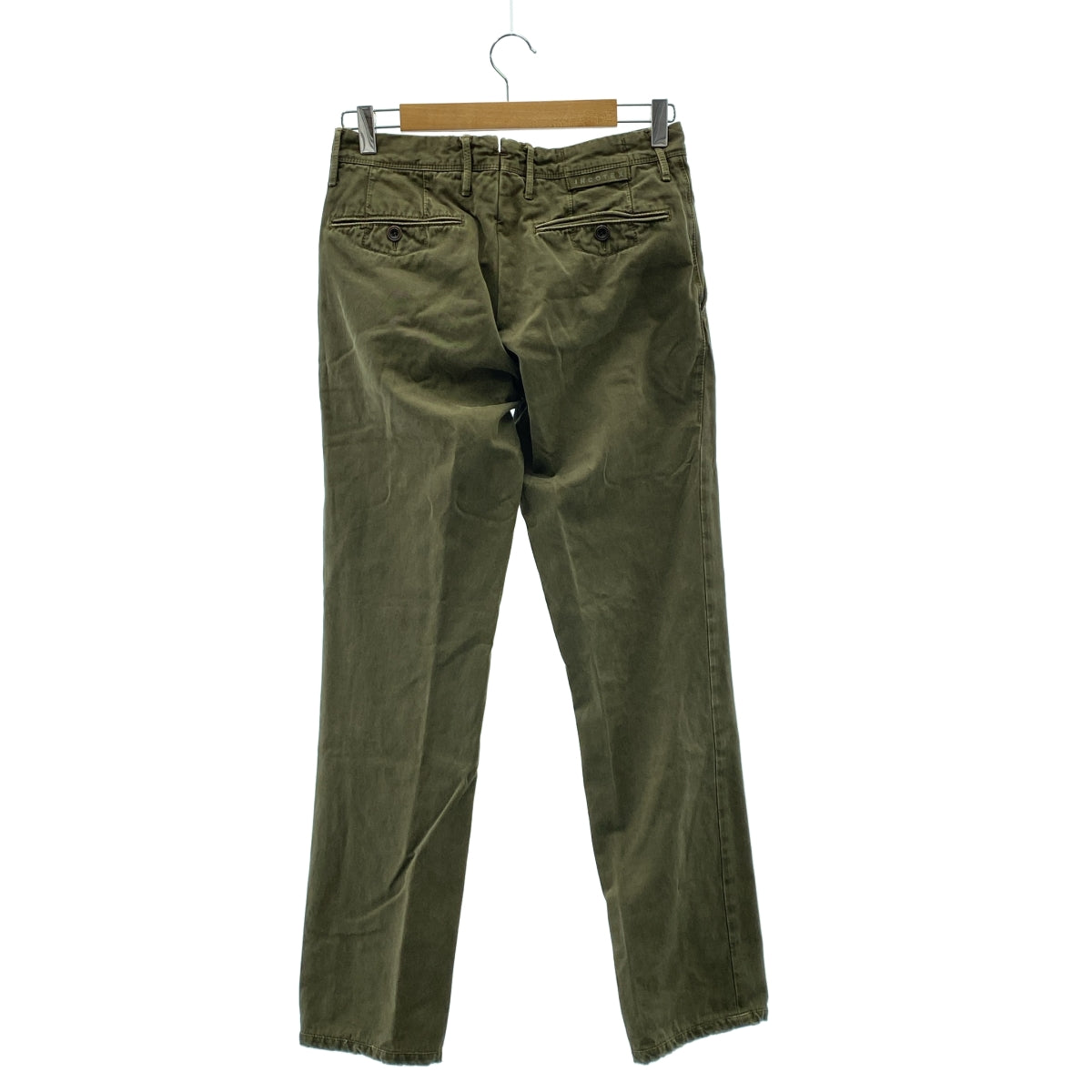 INCOTEX | 1RT633 復古直筒斜紋布褲 | 尺寸 29 | 卡其色 | 男款