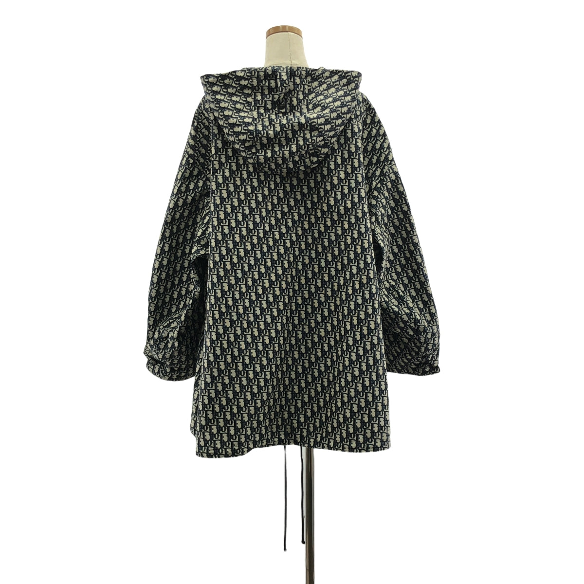 Christian Dior / クリスチャンディオール | オブリーク テクニカルタフタ ジャカード アノラック ジャケット BEE刺しゅう ユニセックス パーカー | S | レディース