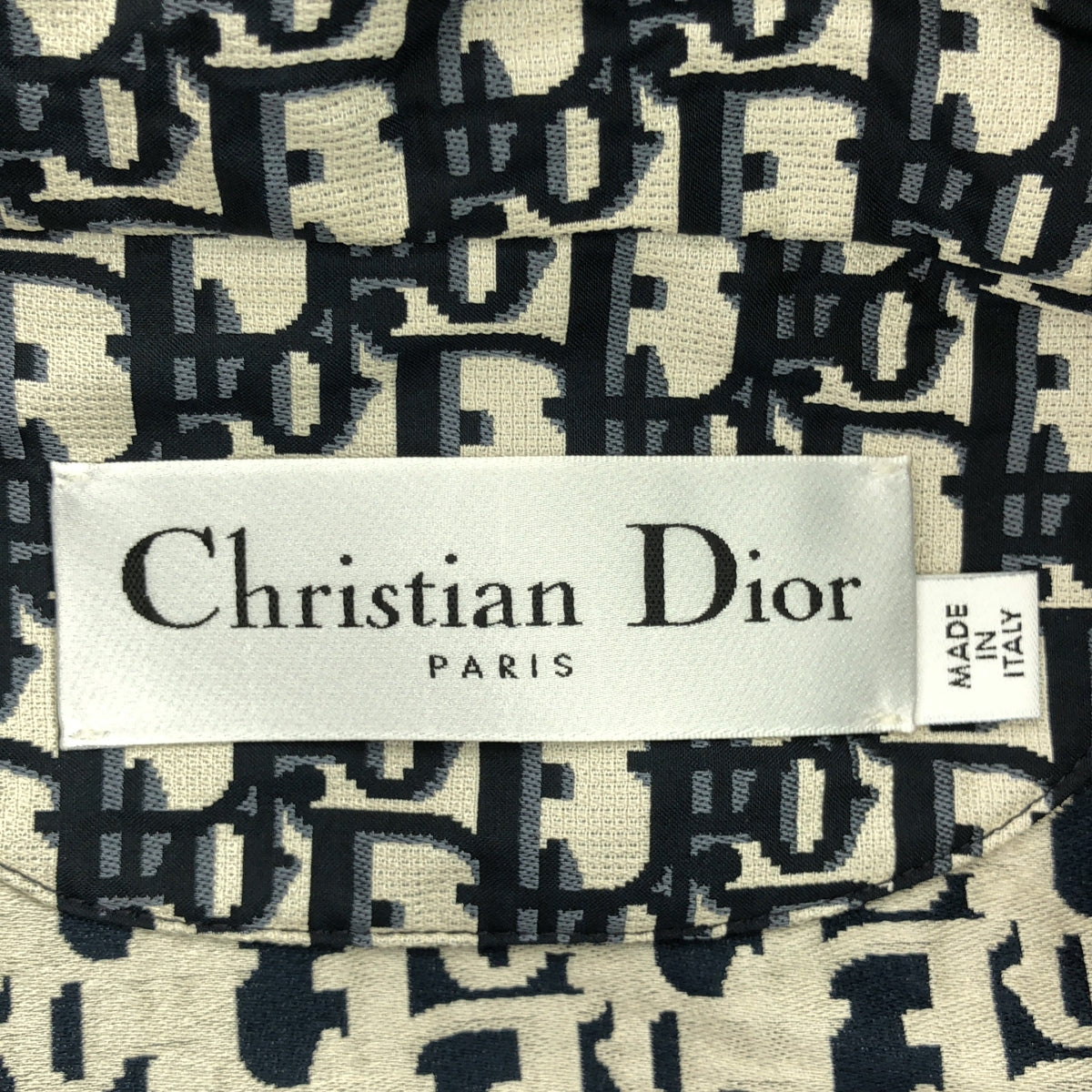 Christian Dior / クリスチャンディオール | オブリーク テクニカルタフタ ジャカード アノラック ジャケット BEE刺しゅう ユニセックス パーカー | S | レディース