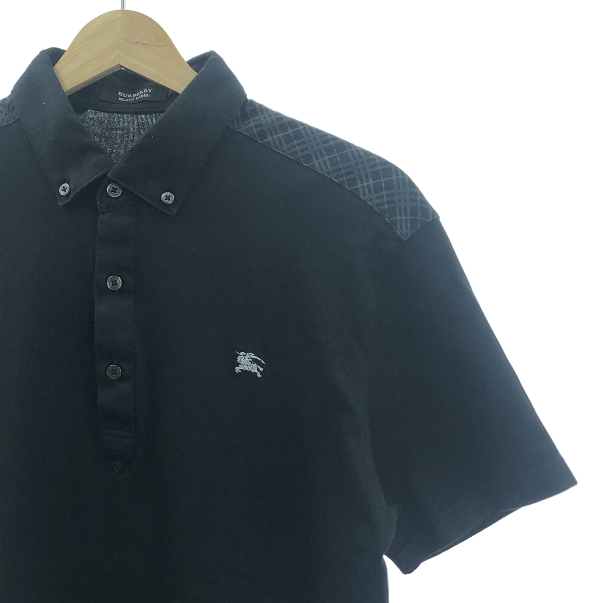BURBERRY BLACK LABEL / バーバリーブラックレーベル | 刺しゅう ロゴ ポロシャツ | 3 | メンズ