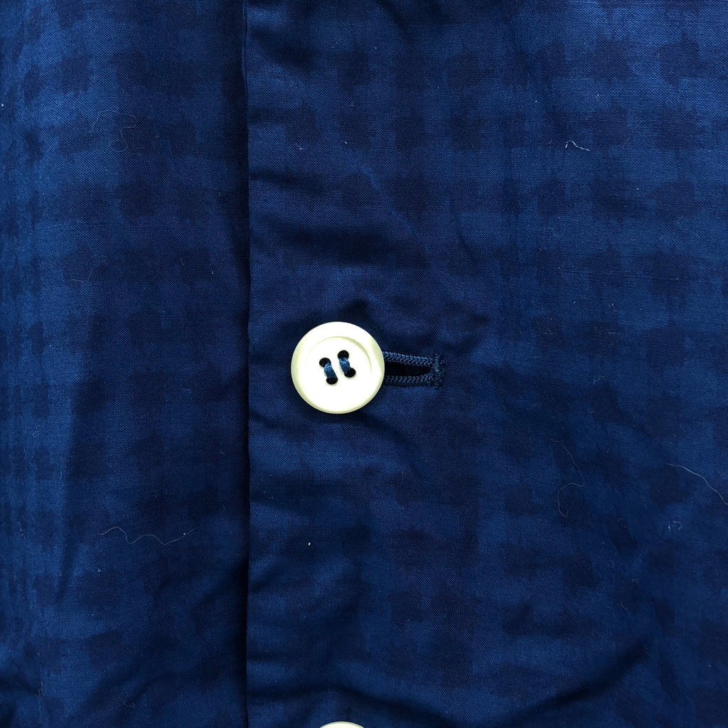 robe de chambre COMME des GARCONS / ローブドシャンブルコムデギャルソン | 90s～ / AD1999 | セットアップ ポリエステル 製品染め 総柄 フリンジポケット ジャケット / ウエストゴム スカート | ブルー | レディース