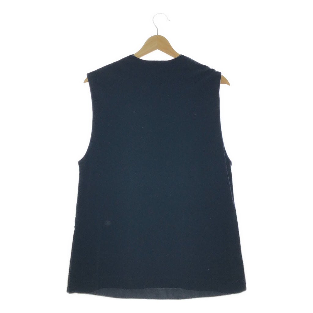 Tomorrowland BALLSEY | 2023 秋冬系列 | 霧面絲絨 V 領背心 | 36 碼 | 黑色 | 女款