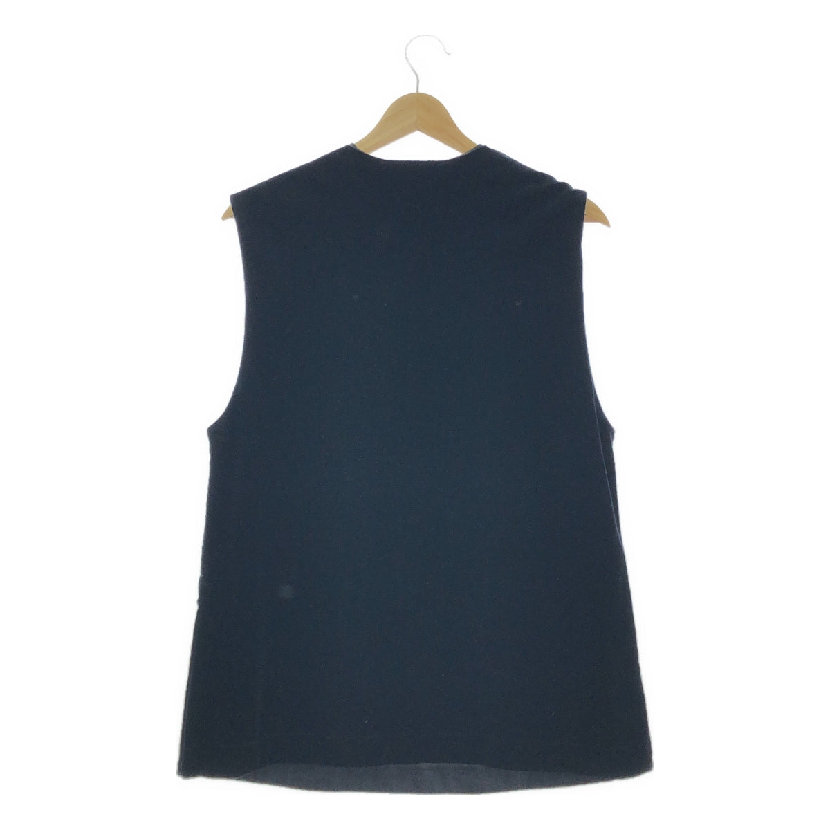 Tomorrowland BALLSEY | 2023 秋冬系列 | 霧面絲絨 V 領背心 | 36 碼 | 黑色 | 女款