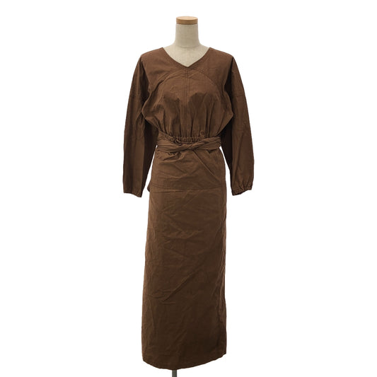 CASA FLINE | Winding Shirt Dress Belted One Piece | F | Women's