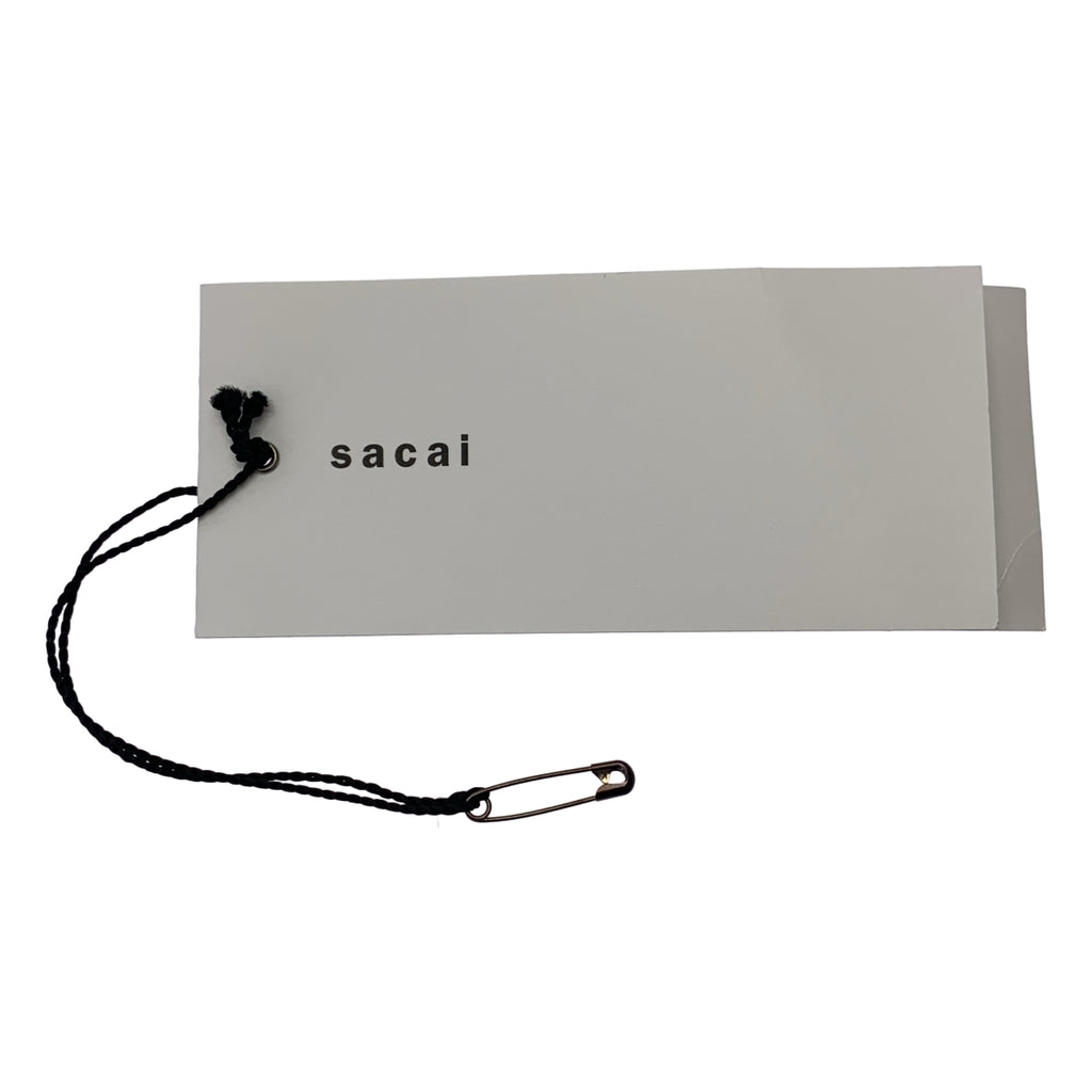 [狀況良好] sacai | 2023AW | 粉筆條紋裙 | 粉筆條紋羊毛裙 | 尺寸 3 | 灰色 | 女款
