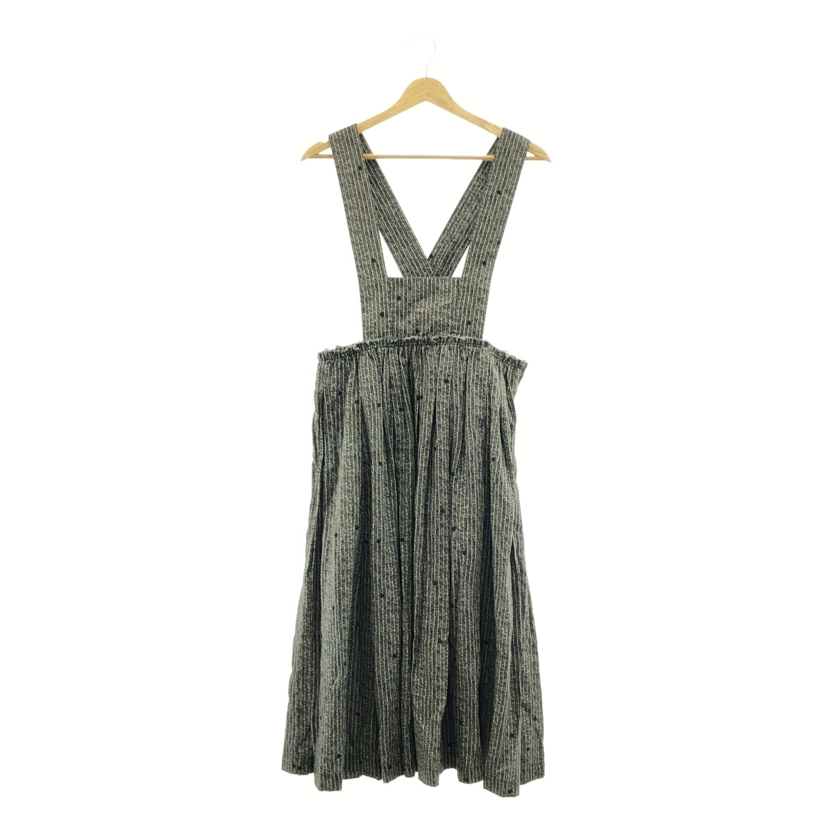 COMME des GARCONS | 2016SS | 全身印花褶皺蓬鬆吊帶裙 | XS | 女款