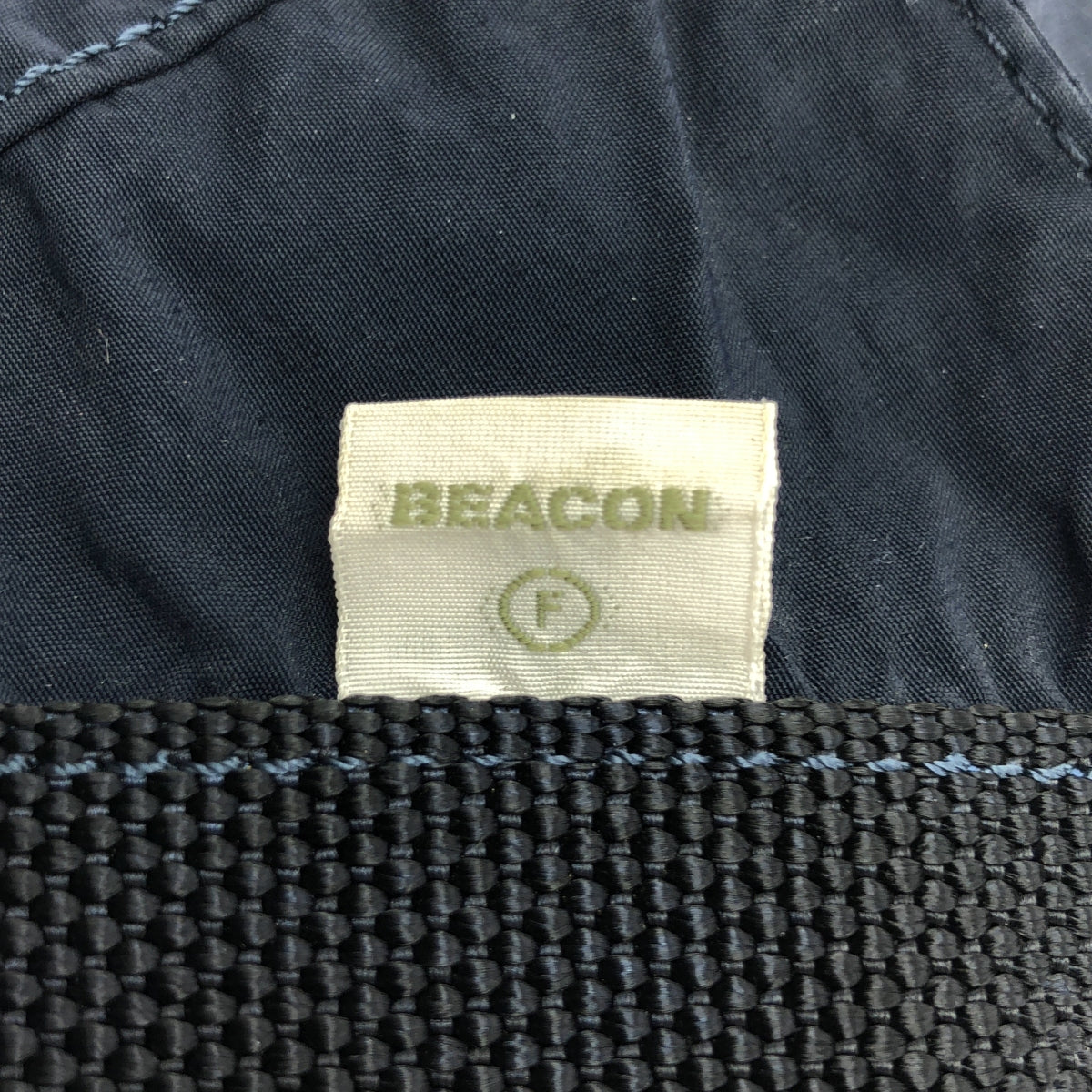 kolor BEACON / カラービーコン | ナイロン パッカリング トートバッグ | ネイビー | メンズ