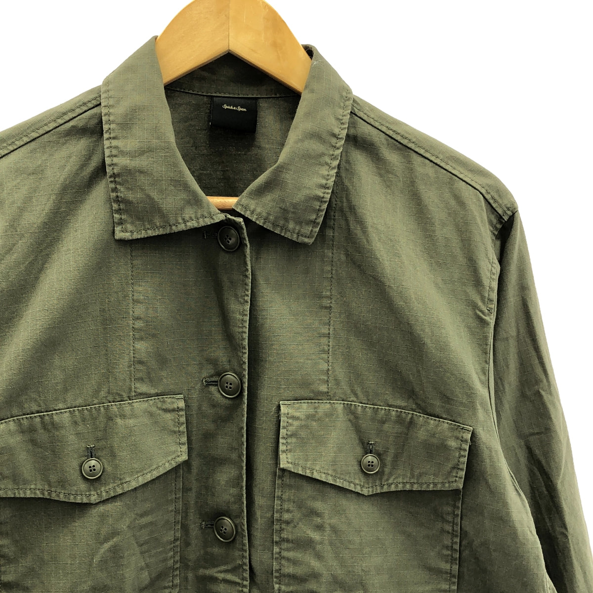 Spick and Span / Spick and Span | Ripstop military shirt blouson |