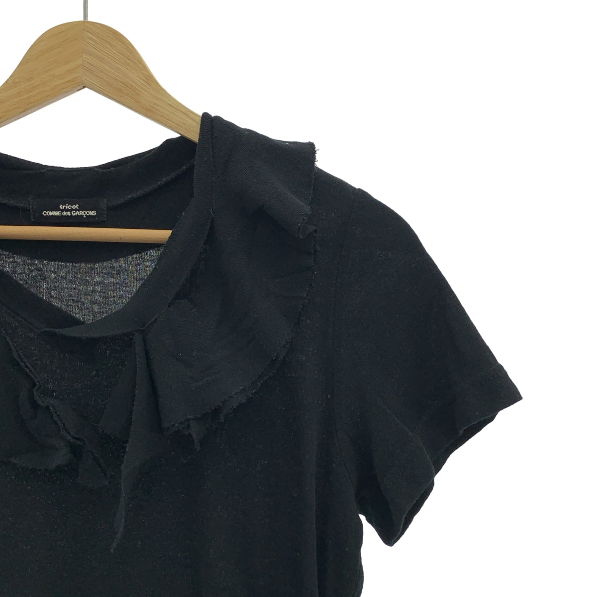 COMME des GARÇONS | 經編針織布料2002 春夏 |夏季棉質荷葉邊針織 |