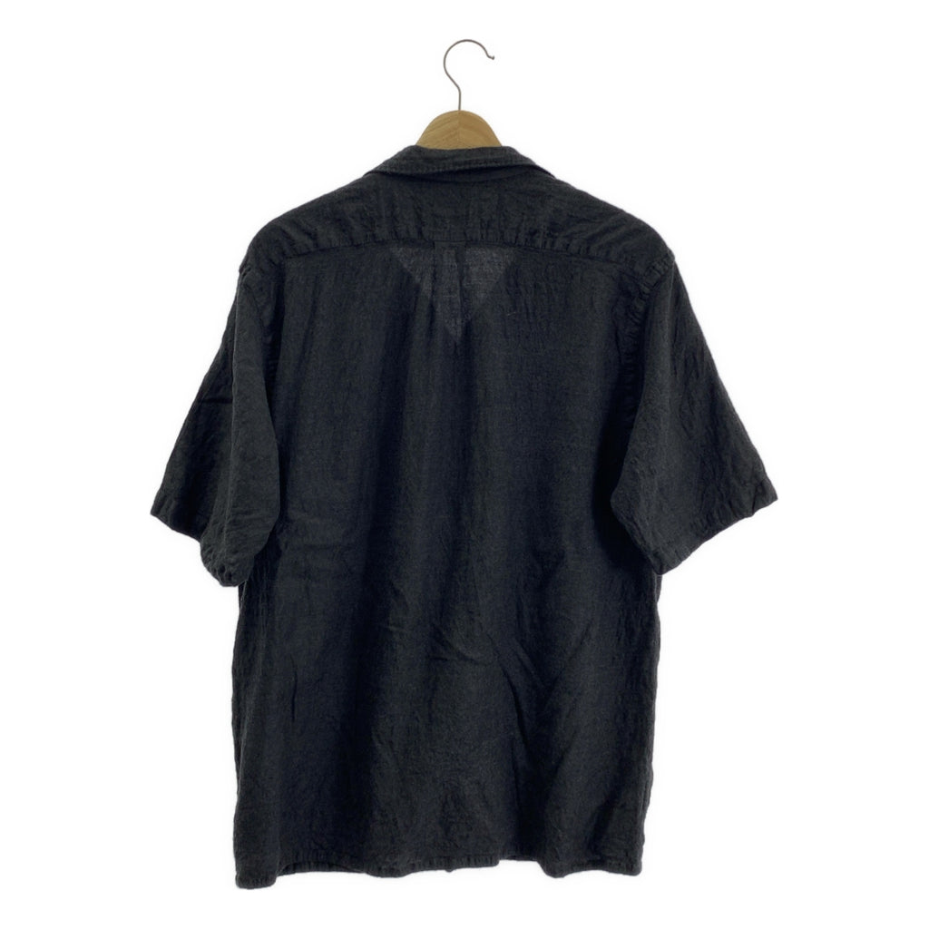 COMOLI / コモリ | 2025SS | ウール シルク 半袖 オープンカラーシャツ | 3 | メンズ