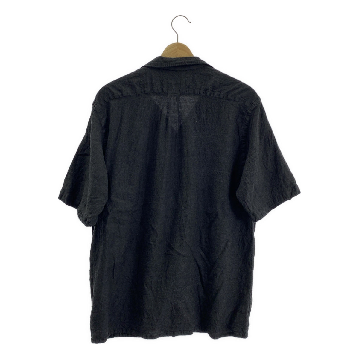 COMOLI / コモリ | 2025SS | ウール シルク 半袖 オープンカラーシャツ | 3 | メンズ