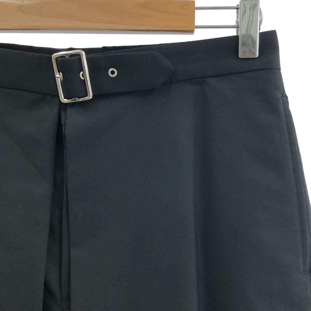 noir kei ninomiya / 느와르 케이니노미야 | 2022SS | 울 레이어드 벨트 와이드 팬츠 | S |