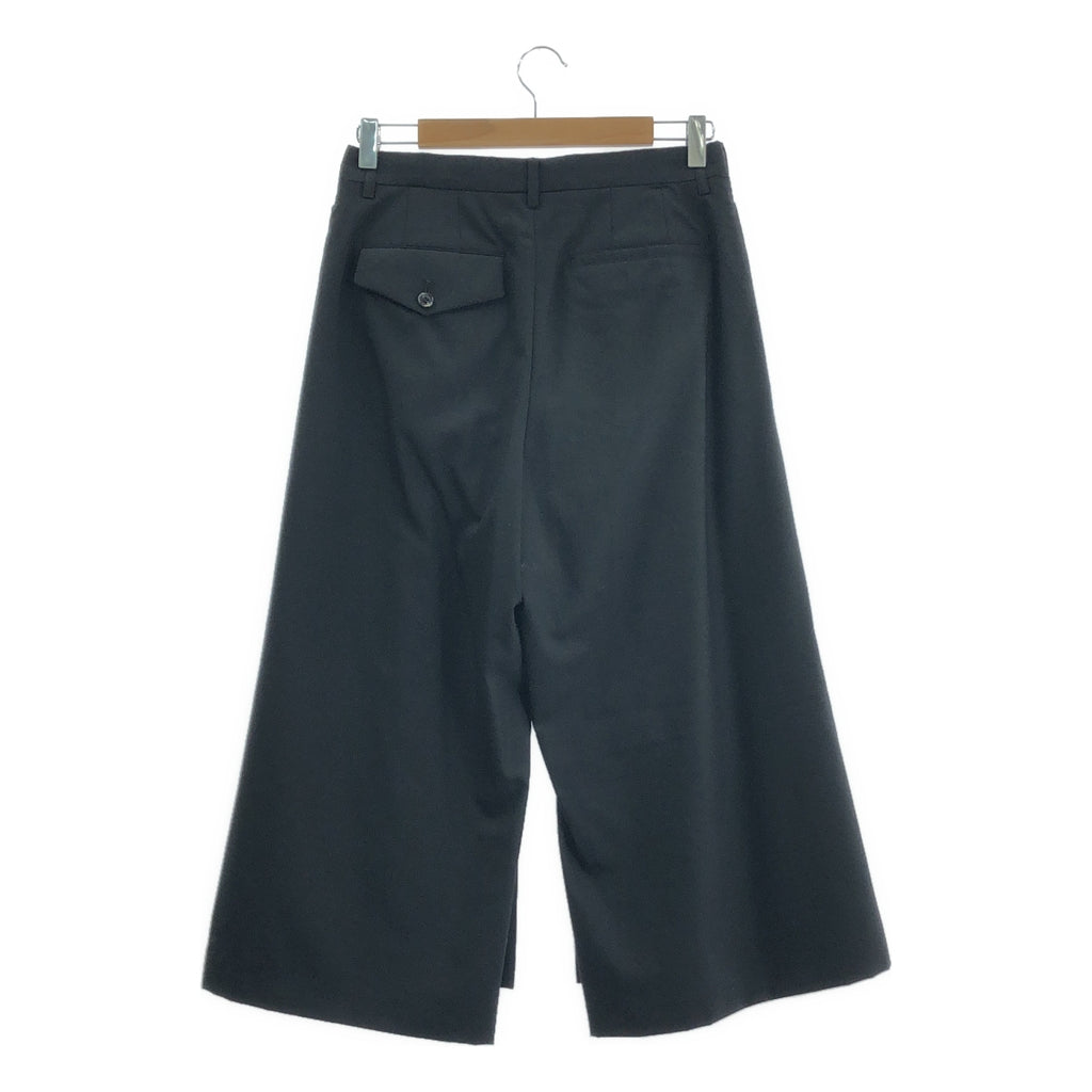 noir kei ninomiya / 느와르 케이니노미야 | 2022SS | 울 레이어드 벨트 와이드 팬츠 | S |