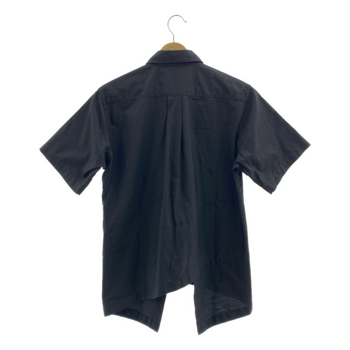 BLACK COMME des GARCONS / ブラックコムデギャルソン | 2023SS | コットン 捻れ アシンメトリー シャツ | S |