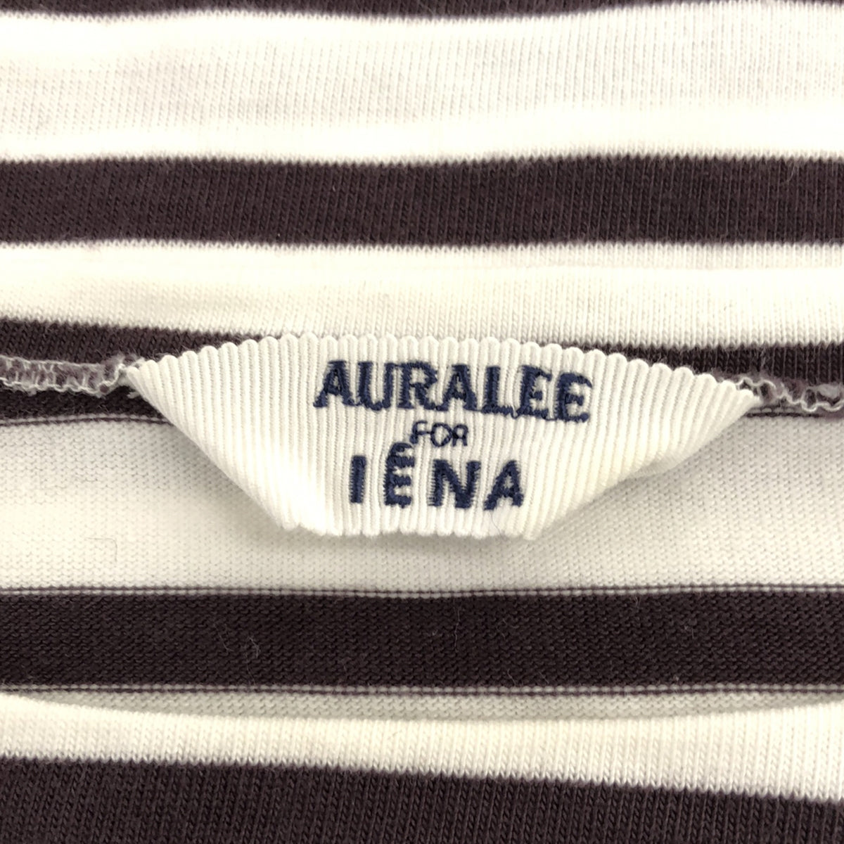 AURALEE / オーラリー | 2021AW | × IENA イエナ別注 ボーダーバスクワイドカットソー | 1 | レディース