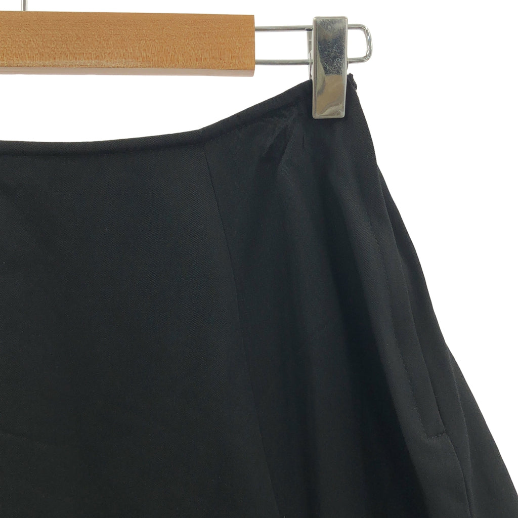 tricot COMME des GARCONS / Tricom De Galson | 2002SS | 울 비대칭 프릴 스커트 | S | 블랙 | 여성