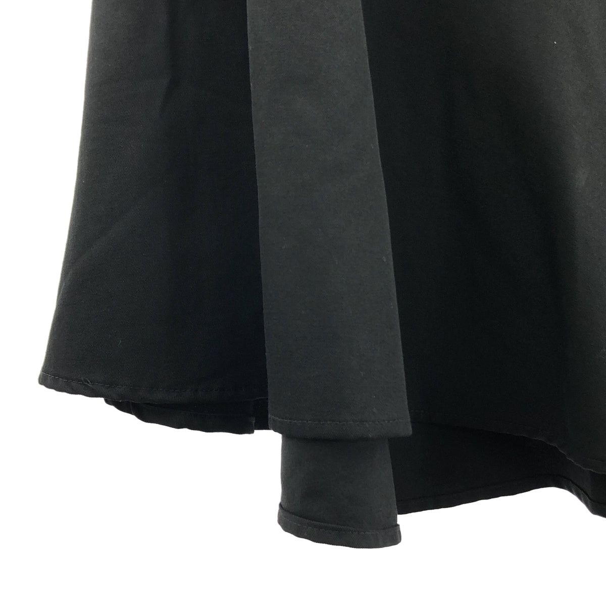 tricot COMME des GARCONS / トリココムデギャルソン | 2002SS | ウール アシンメトリー フリルスカート | S | ブラック | レディース