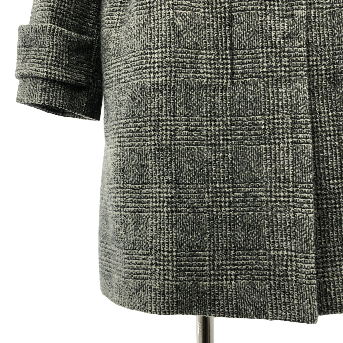 艾爾曼諾謝爾維諾 |羊毛皮帶雙調節大衣/全襯裡 | 38 |灰色 |女性的