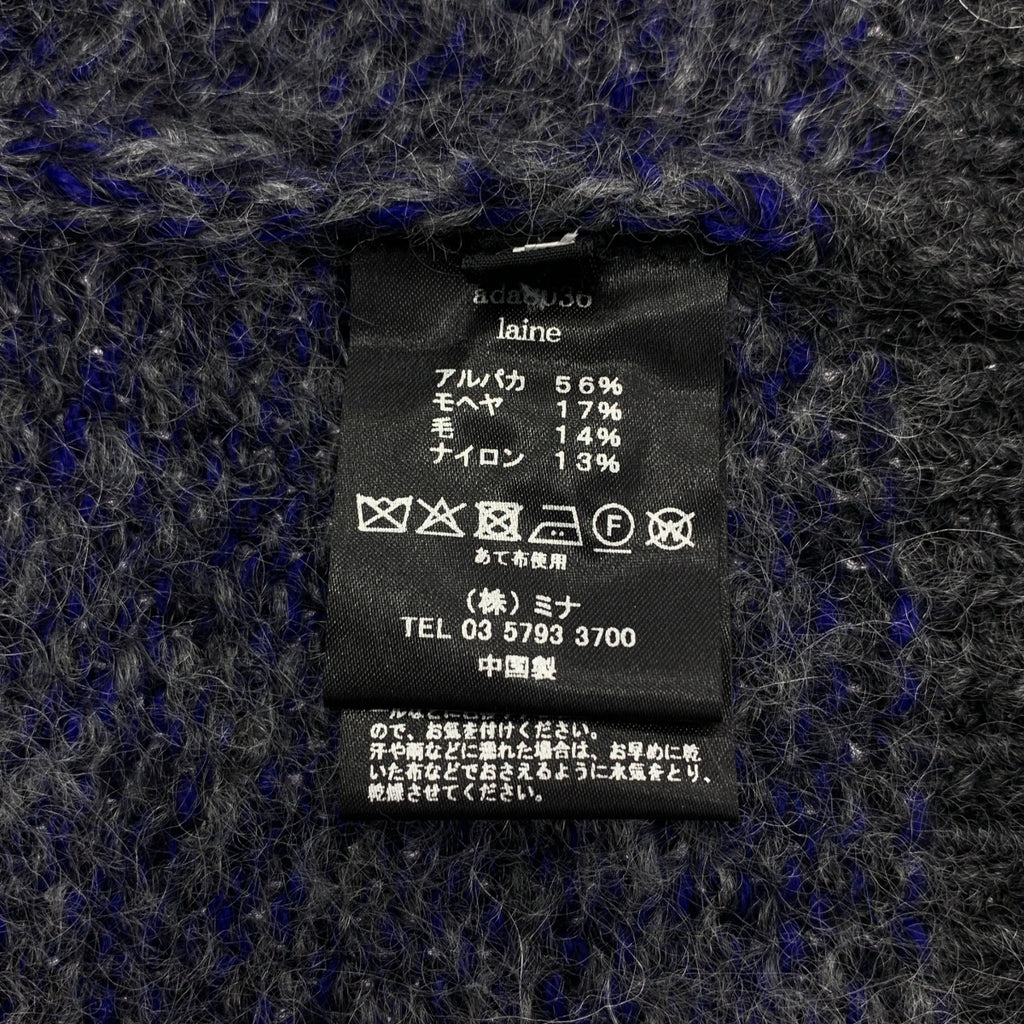 mina perhonen / 미나펠호넨 | 2025AW | laone / 라이네 알파카 모헤야 니트 스웨터 베스트 | 38 |