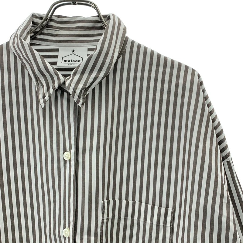 Deuxieme Classe / ドゥーズィエムクラス | Maison PARIS ストライプ ドロップ シャツワンピース |
