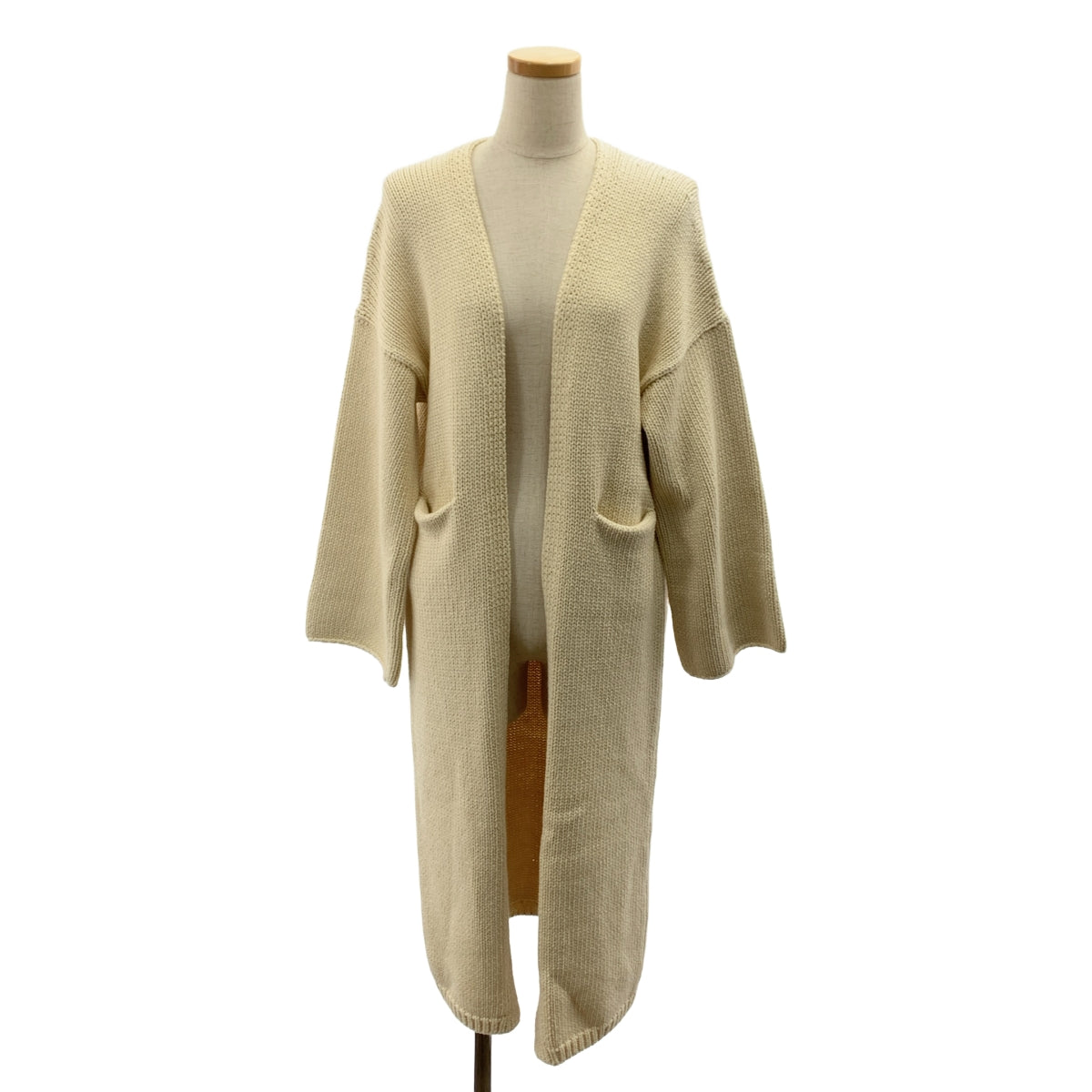 L'Appartement / アパルトモン | 2020SS | LAUREN MANOOGIAN / ローレンマヌーギアン Long Cardigan ニット ロング カーディガン | S | 生成り | レディース
