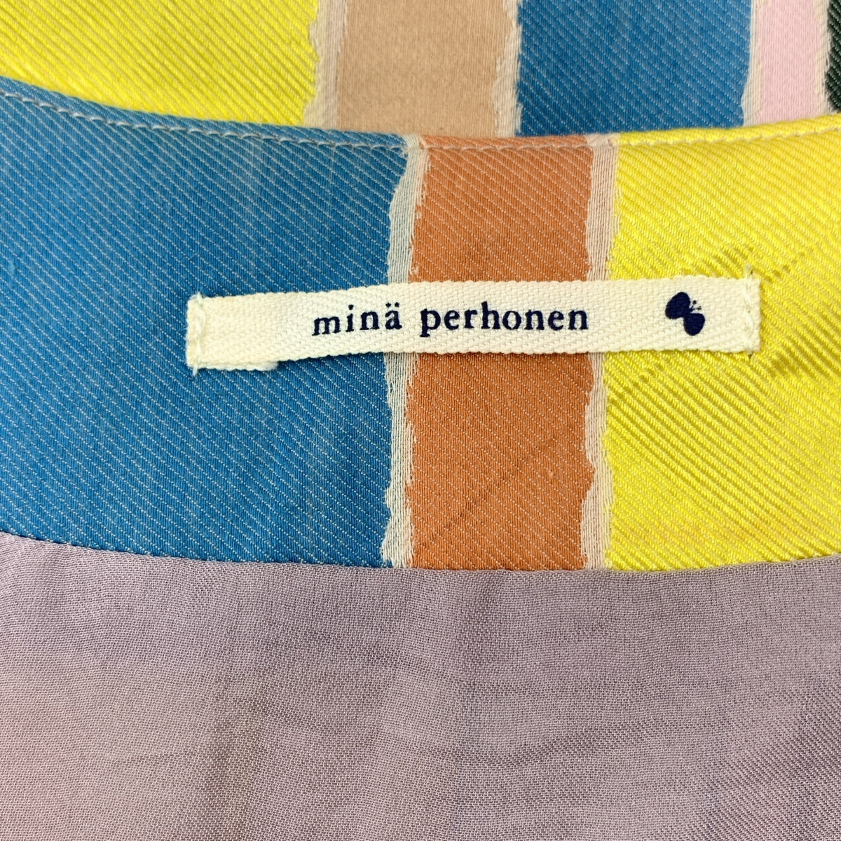 mina perhonen / 미나펠호넨 | multistripe 스트라이프 풀오버 원피스 | 36 |