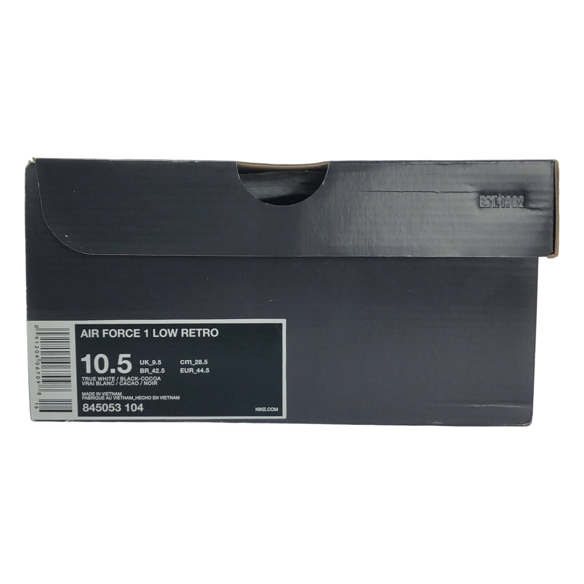 【미품】 NIKE / 나이키 | AIR FORCE 1 LOW RETRO / 845053-104 에어 포스 1 로우 레트로 뱀 가죽 스니커즈 | 28.5 | 화이트 / 그레이 계 | 남성