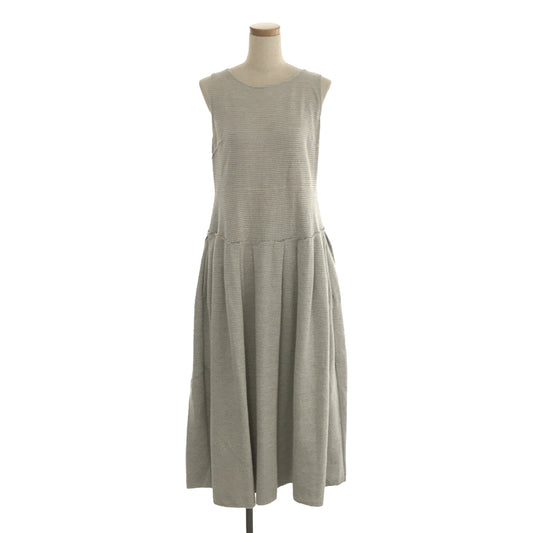 styling/ kei shirahata / styling/kei shirahata | Cotton nep tuck tiered sleeveless cocoon dress | 1 | Light gray | Women's