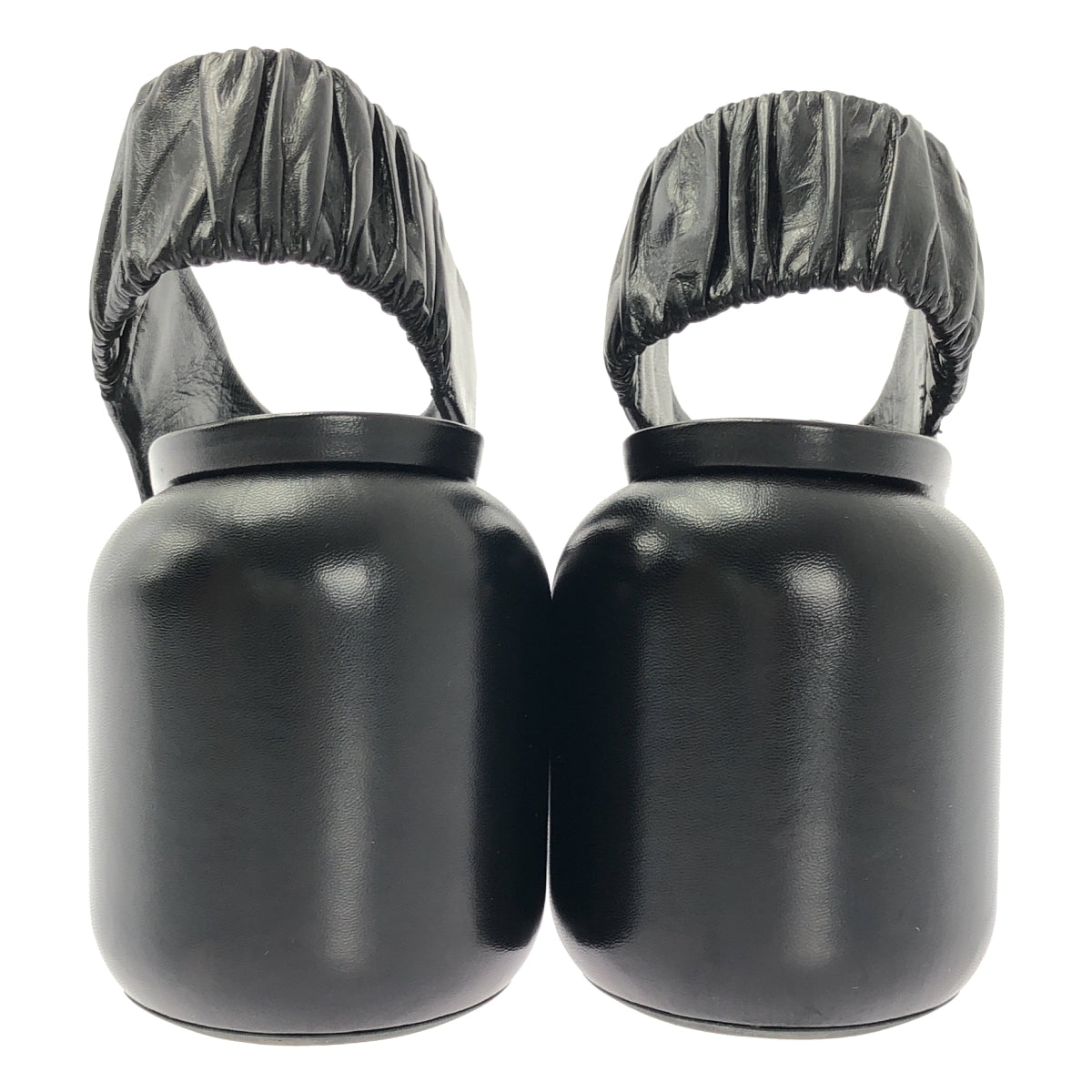 JIL SANDER | 皮革粗跟涼鞋 | 尺寸 36 | 女款