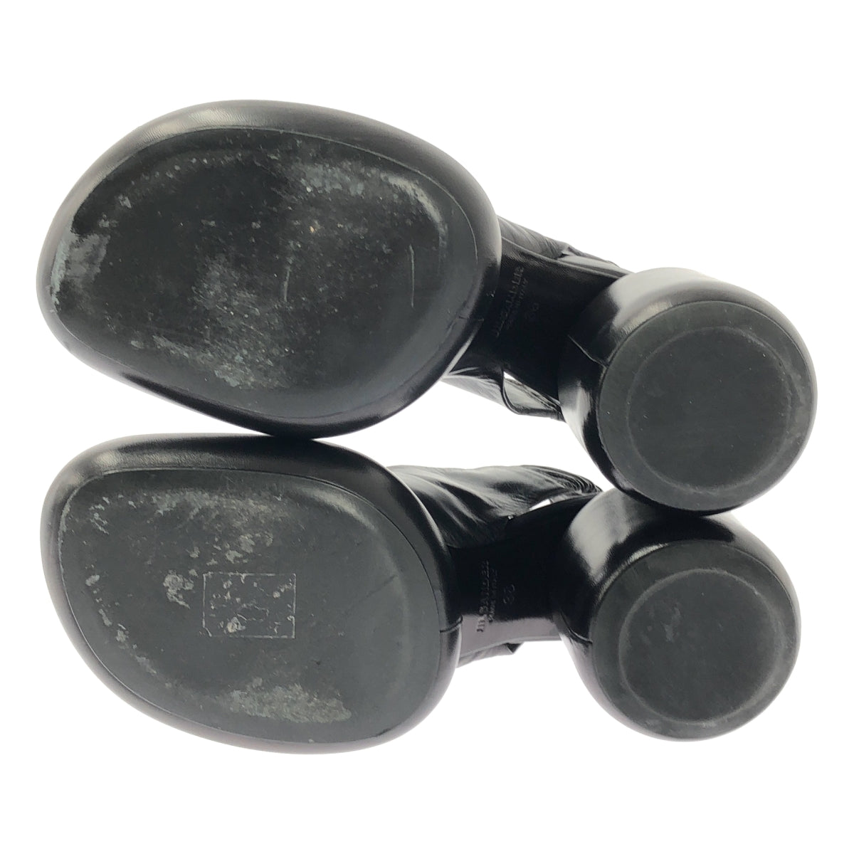 JIL SANDER | 皮革粗跟涼鞋 | 尺寸 36 | 女款