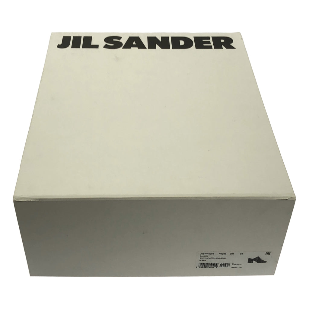 JIL SANDER | 皮革粗跟涼鞋 | 尺寸 36 | 女款