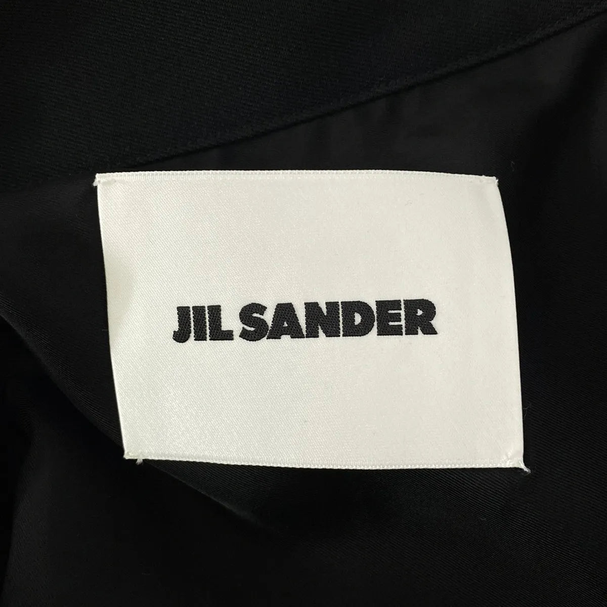 【美品】  JIL SANDER / ジルサンダー | 2024SS | SHIRT 55 ハイスランドカラーブラウス | 32 | ブラック | レディース