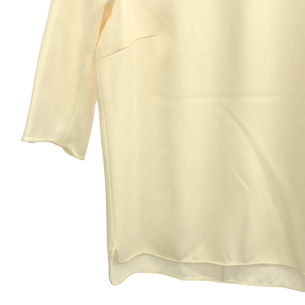 二級 |三醋酸纖維喬其紗套頭衫 | F |灰白色 |女性的