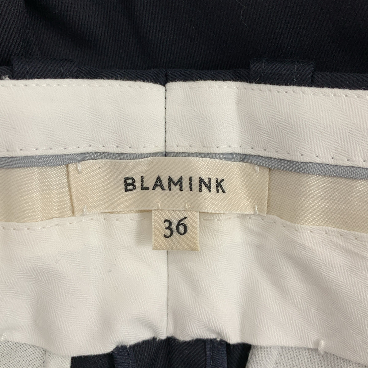 BLAMINK | 棉質彈性捲邊休閒褲 | 36碼 | 女款