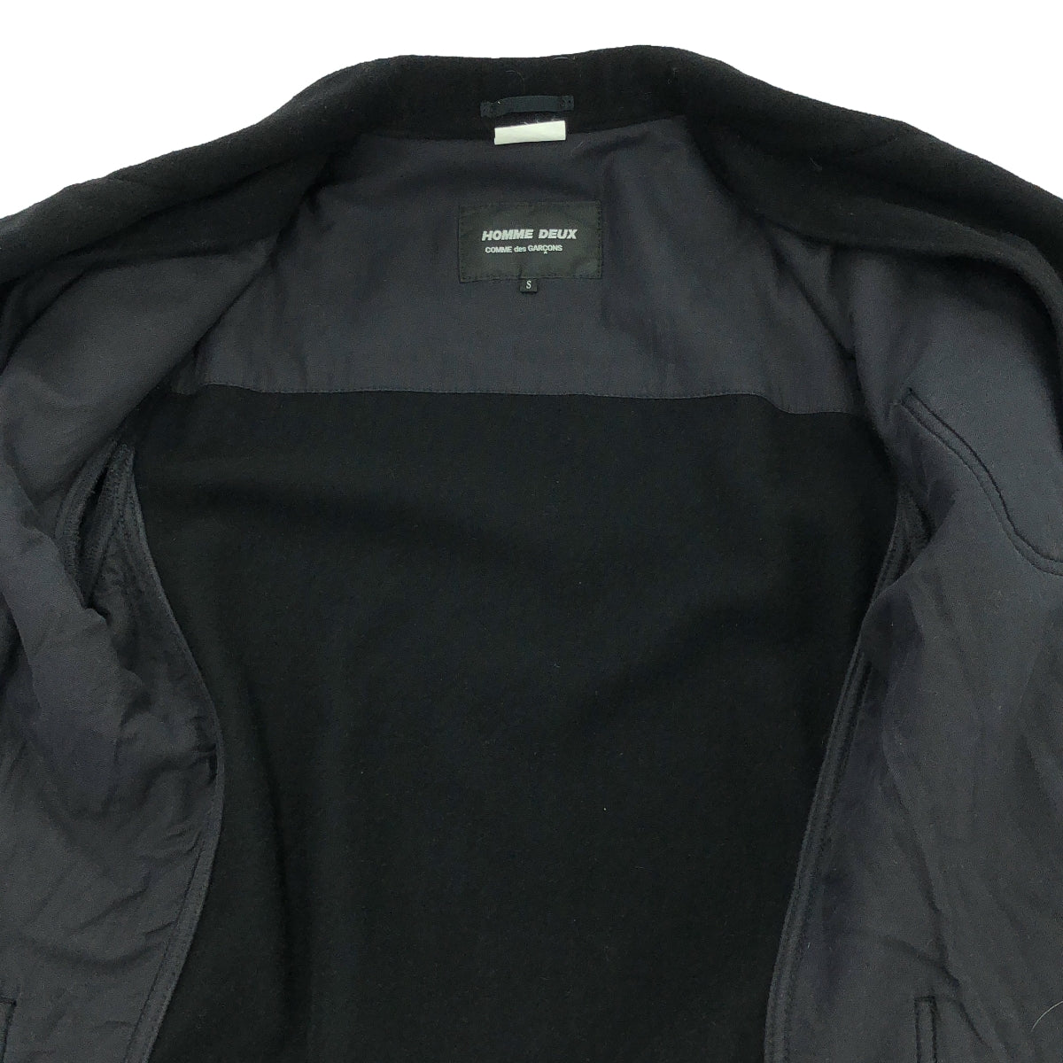 COMME des GARCONS HOMME DEUX / コムデギャルソンオムドゥ | 2015AW | ウール シングルブレスト テーラード ジャケット / 総裏地 | S | メンズ