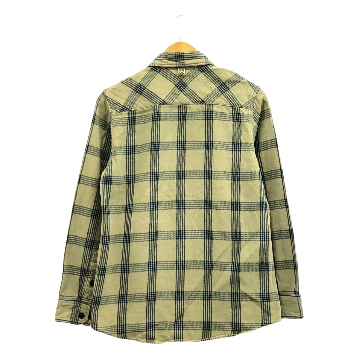 visvim / Visvim | 2015春夏 |黑色麋鹿法蘭絨靛藍格紋黑色麋鹿靛藍格紋襯衫 | 1 |多色 |男士