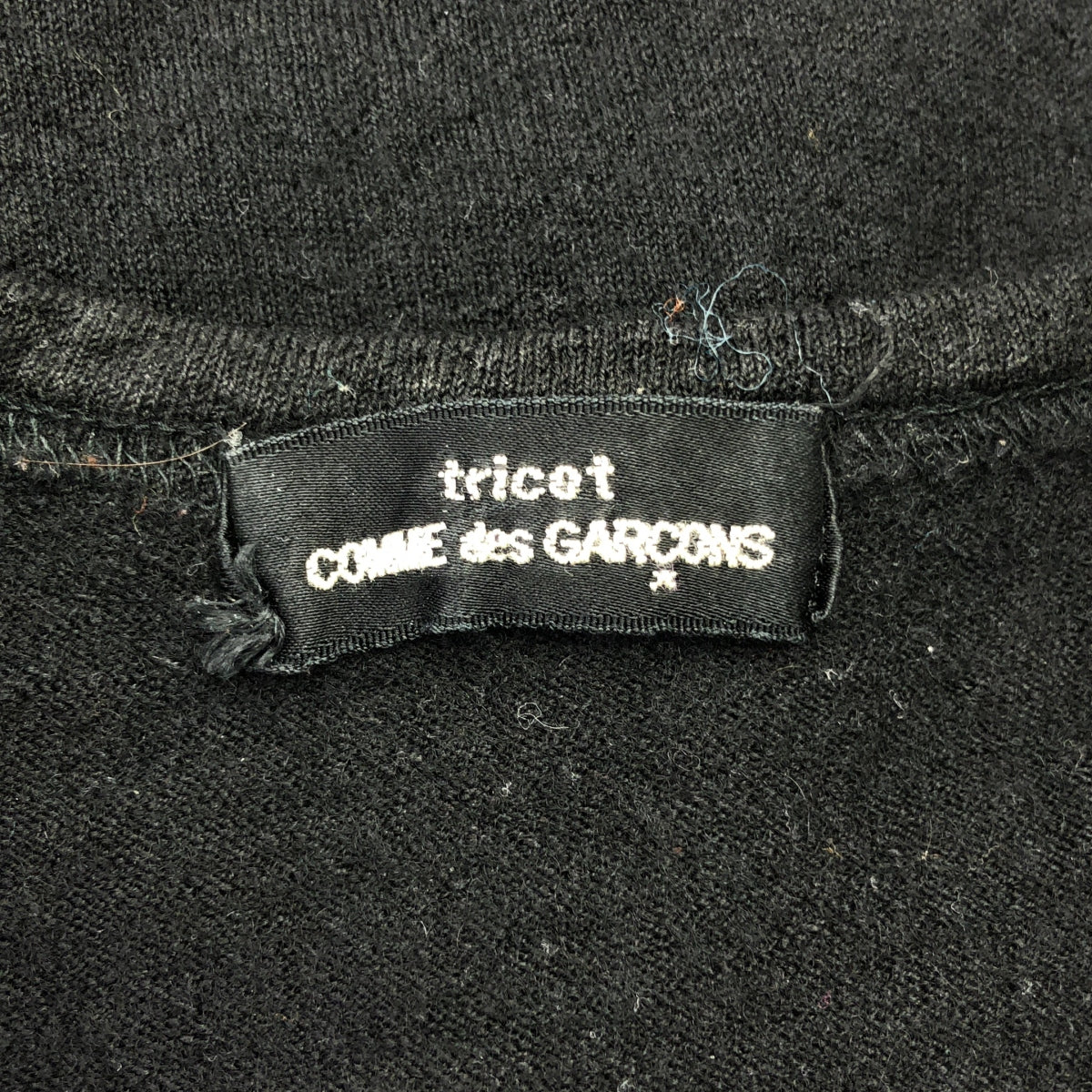 tricot COMME des GARCONS / トリココムデギャルソン | クルーネック カットソー | ブラック | レディース