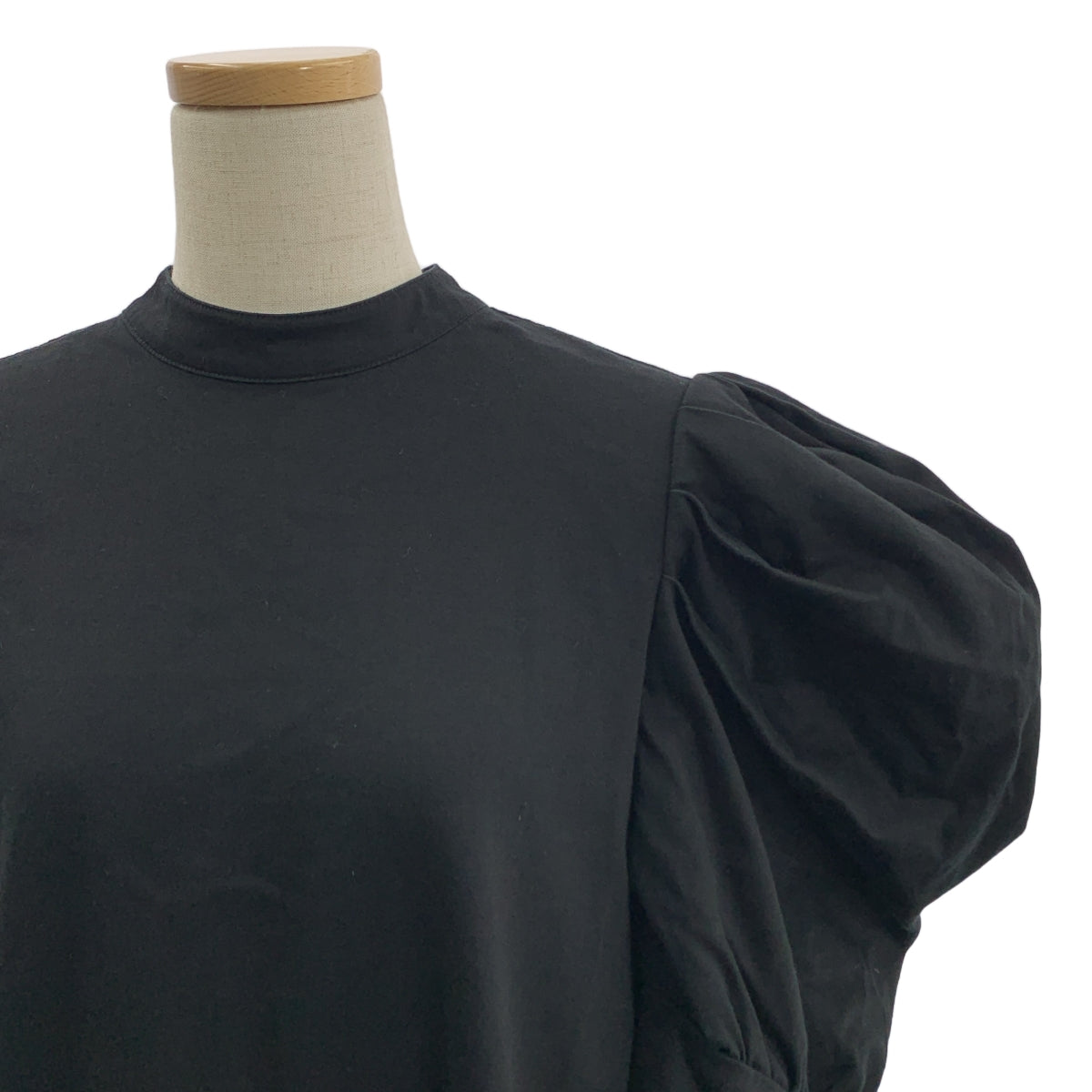 JOHN / 존 | 볼륨 슬리브 디자인 원피스 | S | 블랙 | 여성