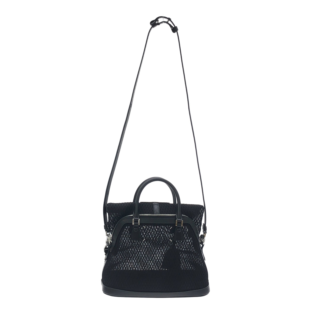 【신품】 Maison Margiela / 메종 마르제라 | 2025SS | 5AC CLASSIC MINI 클래식 미니 메쉬 핸드백 | 블랙 | 여성