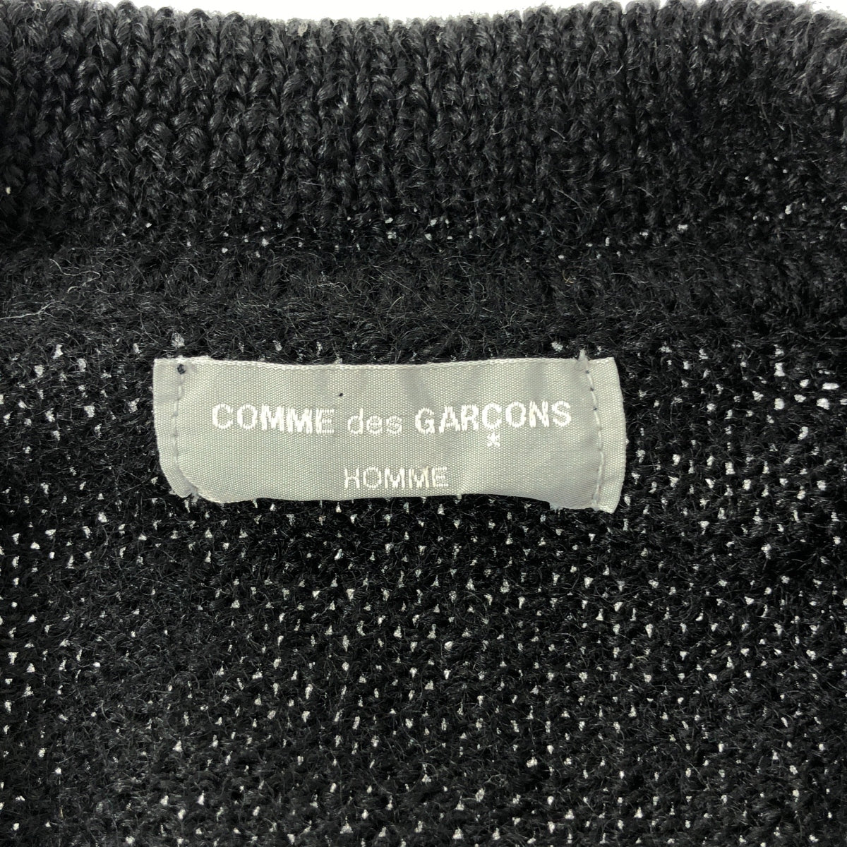 COMME des GARCONS HOMME / 컴데 갤슨 옴므 | 1990s ~ 울 폴로 니트 풀오버 |