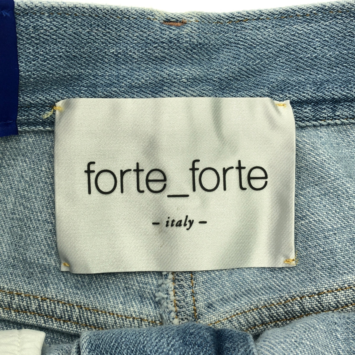 forte_forte / Forte Forte | Flower Embroidery Wide Denim Pants | 1 | Women's